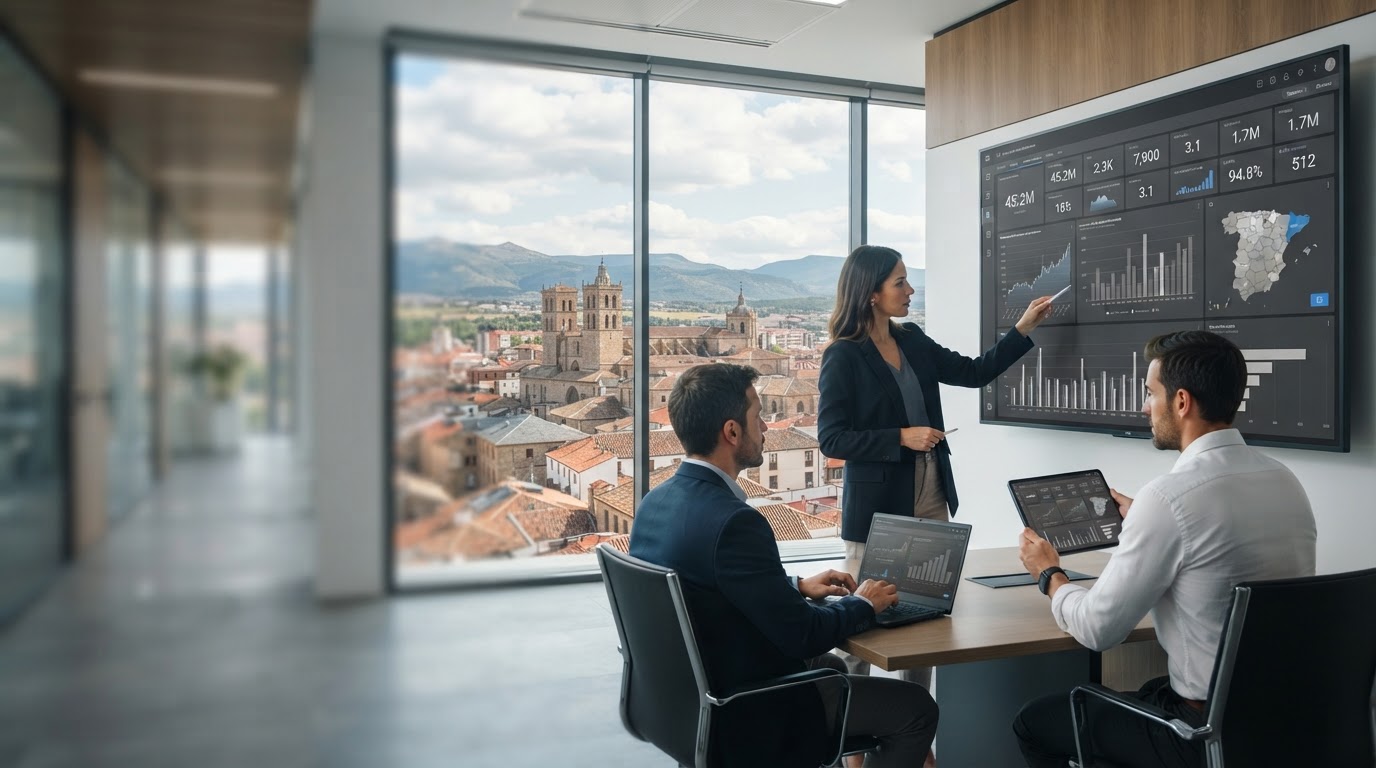 Albor Plazancia panel de análisis de datos financieros mediante inteligencia artificial